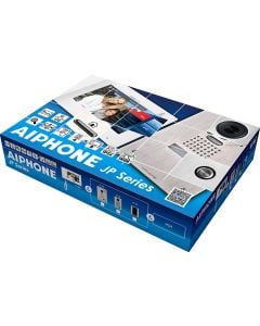 Aiphone JPS-4AEDV 7" Touchscreen Handset/Hands-Free 4 X 8 Color Vandal Video Intercom Set (JP-4MED, JP-DV, PS-2420UL)