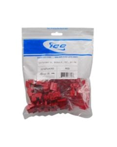 ICC IC107L6CRD Module, CAT 6, EZ, 25 PK, Red