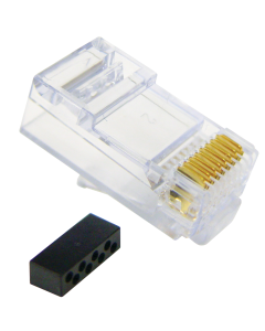 ICC ICMP8P8C6E Plug, CAT 6, Solid/Stranded, 100PK