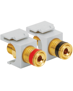 ICC IC107PMGWH Gold Binding Post Modules, White