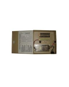 SecurityTronix ST-PBX9DC12V10A Camera Power Supply, 9 Outputs, 12VDC, 10A