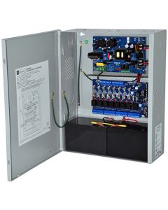 Altronix AL600ULACM Access Power Controller w/ Power Supply/Charger, 8 Fused Relay Outputs, 12/24VDC @ 6A, FAI, 115VAC, BC400 Enclosure
