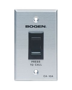 Bogen CA10A Call-In Switch for PI135A, SI135A and Graphic Series Paging Systems