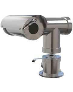 Hanwha Vision TNP-6320E1W-Z Explosion Proof PTZ Housing using SNZ-6320, 110VAC Only with Wiper, IP66/IP67