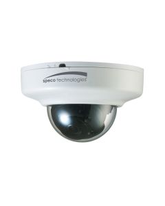 Speco O3FDP9 3 Megapixel Indoor Network IR Flexible Intensifier Mini-Dome Camera, 2.8mm Lens, White