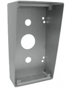 Alpha NX872 2HX1W Surface Backbox and Built-In Rainhood, Stainless Steel