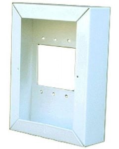 Alpha IH700W Surface Back Box, White
