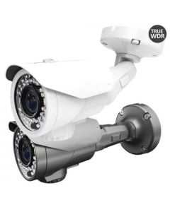 Cantek Plus CTP-TV19AB 1080p HD-TVI/HD-SDI/EX-SDI Outdoor Bullet Camera, 2.8-12mm Lens, Grey