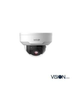 InVid VIS-P5DRIR28 5 Megapixel IP Plug & Play Outdoor IR Dome Camera, 2.8mm Lens