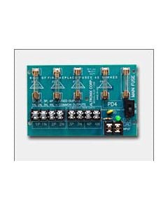 Altronix PD4 Power Distribution Module, 4 Fused Outputs up to 28VAC/VDC, Board