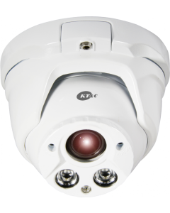 KT&C KEZ-c2TR28V12XXIR 1080p HD-TVI Outdoor IR Dome Camera, 2.8-12mm Lens