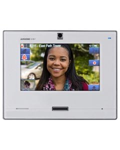 Aiphone IX-MV7-W IP Video Master Station 7" Touchscreen and Hands-free, White