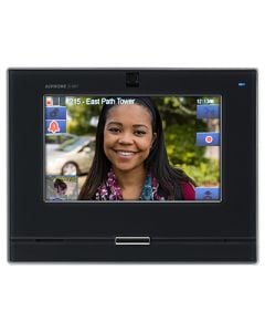 Aiphone IX-MV7-B 7" Hands-free Touchscreen Master Station for the IX Series, Black