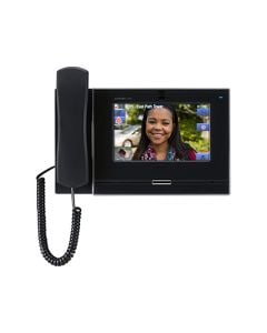 Aiphone IX-MV7-HB 7" Touchscreen Master Station with Handset for the IX Series, Black