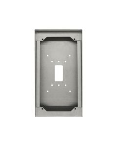Aiphone SBX-IDVFRA Stainless Steel Surface Mount Box for IS-DVF-(2)RA, IX-DF-2RA, IX-SS-(2)RA