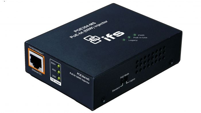 Interlogix POE304-MS PoE-bt Gigabit Ethernet Injector POE304-MS by Interlogix