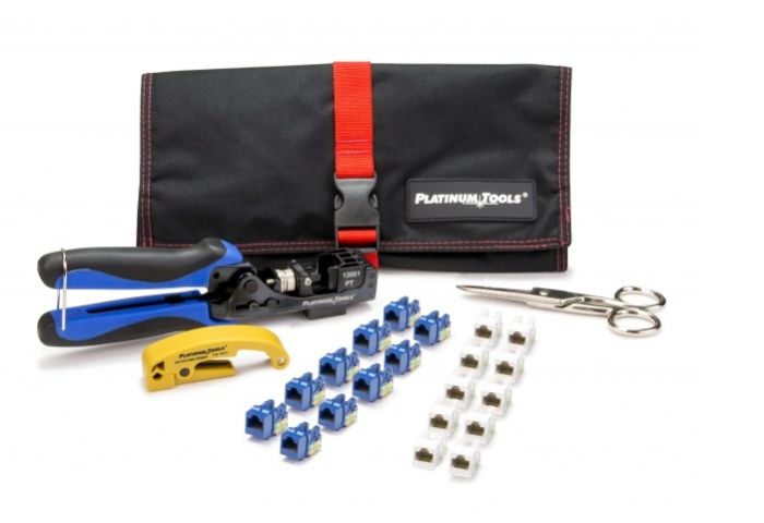 Platinum Tools 90175 Xpress Jack Keystone Termination Kit 90175 by Platinum Tools