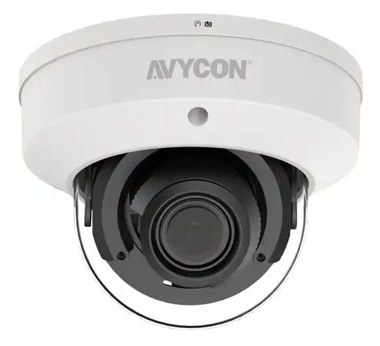 Avycon AVC-TV52M 5 Megapixel 4-in-1 HD-TVI/CVI/AHD/Analog Outdoor IR Vandal Dome Camera, 2.7-13.5mm Lens, White AVC-TV52M by Avycon