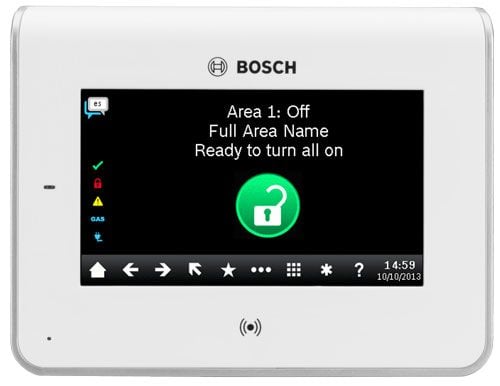 Radionix by Bosch B942W Color Graphic Touch Screen Keypad with Prox - White B942W by Bosch