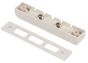 Nascom N400TW-SWFB Surface Mount Terminal Industrial Bar Open Loop Switch with Spacers, White N400TW-SWFB by Nascom