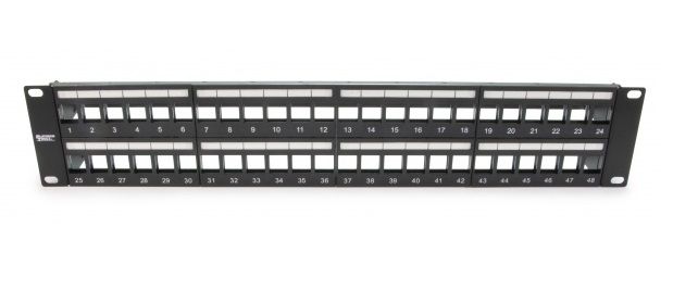 Platinum Tools 644-48SU 48 Port Shielded Unloaded Patch Panel 644-48SU by Platinum Tools