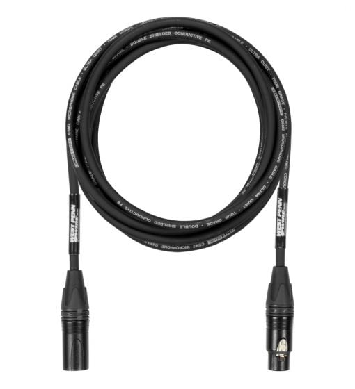 West Penn CN-CSM2XMF-20 Stage Grade Ultra Quiet and Ultra Durable Mic Cable, 20 Feet CN-CSM2XMF-20 by West Penn