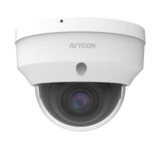 Avycon AVC-TV81F28 8 Megapixel 4-in-1 HD-TVI/CVI/AHD/Analog Outdoor IR Vandal Dome Camera, 2.8mm Lens, White AVC-TV81F28 by Avycon