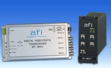 American Fibertek MT-984C Eight 10 Bit Video MPD Data Module Tx 1310/1550nm 12dB 1Km MM MT-984C by American Fibertek