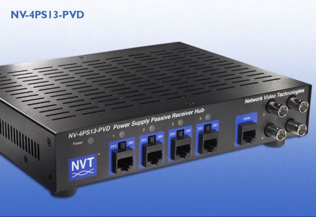 NVT NV-4PS13-PVD Power Supply Passive Receiver Hub NV-4PS13-PVD by NVT