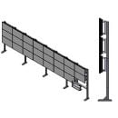 Orion WFS Video Wall Mount, Free Standing Slide Rail Types