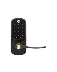 Yale YRL226-NR-0BP Electronic Touchscreen Lever Lock, Standalone, Oil Rubbed Bronze