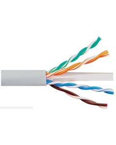 ICC ICCABR6EWH CAT6 600MHz UTP/CMR Copper Premise Cable, Bulk, White, 1000'