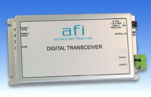 American Fibertek MR-9P89 Bi-directional Audio & Contact Module Rx 12dB MM 1 Fiber Receiver MR-9P89 by American Fibertek