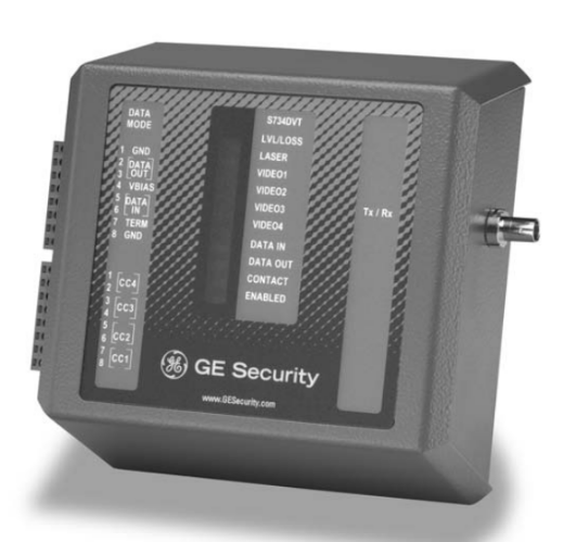 GE Security Interlogix S7734DVT-EST1 SM 4-Channel Video & 2-Way MPD Data S7734DVT-EST1 by Interlogix