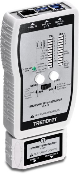 TRENDnet TC-NT3 VDV and USB Cable Tester TC-NT3 by TRENDnet