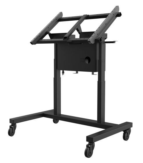 Peerless-AV SR598ML3T SmartMount Motorized Height Adjustable Tabletop Cart for 55" to 80" Interactive Displays SR598ML3T by Peerless-AV