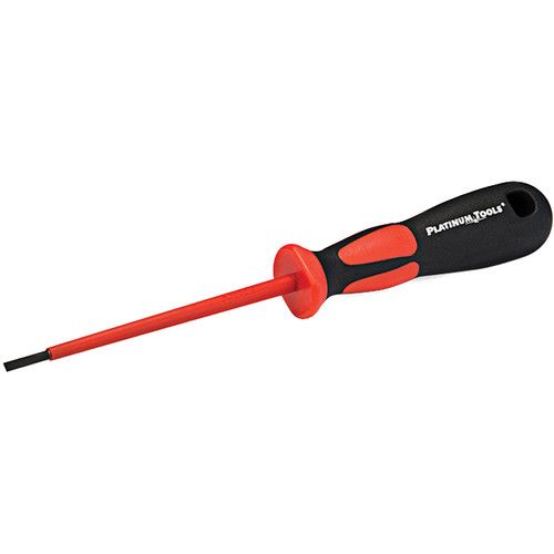 Platinum Tools 19202C 1KV Insulated Slotted Terminal Block Screwdriver 19202C by Platinum Tools
