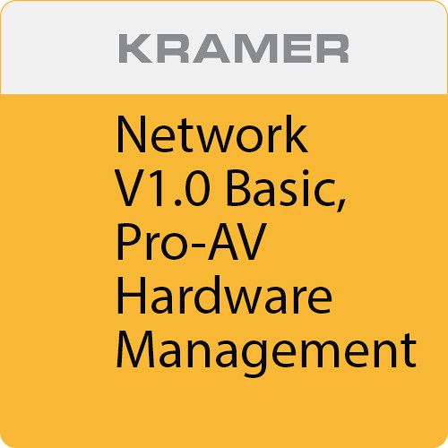 Kramer KRNT-BASE Network V 1.0 Basic, Pro-AV Hardware Management KRNT-BASE by Kramer