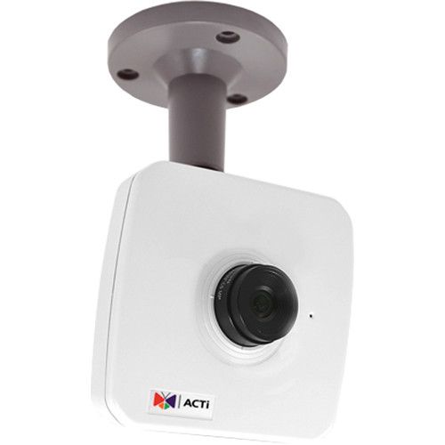 ACTi E12A 3 Megapixel Indoor Network Cube Camera, 2.8mm Lens E12A by ACTi
