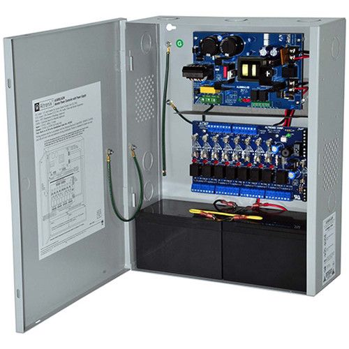Altronix AL600ULACM Access Power Controller w/ Power Supply/Charger, 8 Fused Relay Outputs, 12/24VDC @ 6A, FAI, 115VAC, BC400 Enclosure AL600ULACM by Altronix