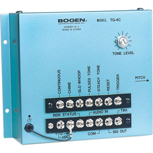 Bogen TG4C Multiple Tone Generator for Paging Systems TG4C by Bogen