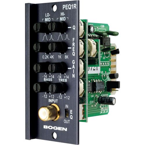 Bogen PEQ1R Parametric Equalizer Module PEQ1R by Bogen