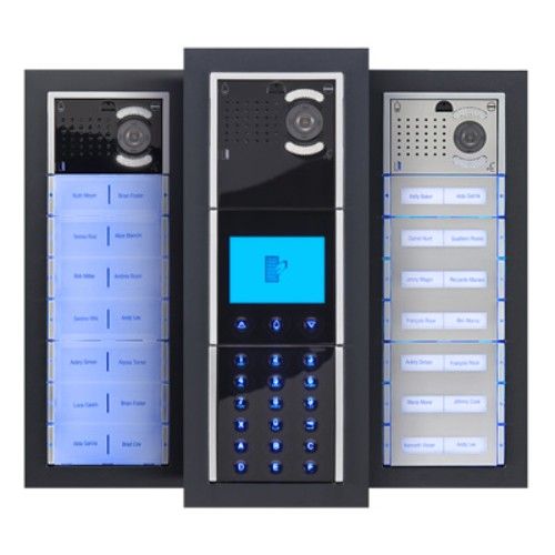Comelit HAP8 Audio Only 8 Button Entry Panel with Postal Lock, Flush HAP8 by Comelit