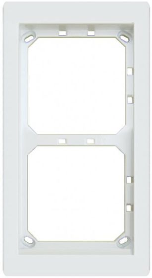 Alpha MT2W 2HX1W Module Panel Frame, White MT2W by Alpha