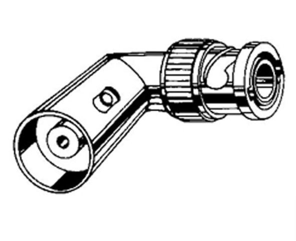 Vitek VT-BNC-RA-ADPTR10 BNC Right Angle Adapter, 10 Pack VT-BNC-RA-ADPTR10 by Vitek