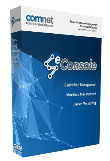 Comnet eConsole250 Powerful Network Management Windows Utility Suite for Up to 250 ComNet Switches eConsole250 by Comnet