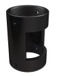 Crimson EC2 Pipe Connector with Opening, Black EC2 by Crimson