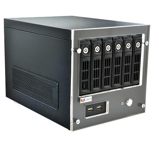 ACTi INR-340 64-Channel 6-Bay RAID Tower Standalone NVR, Additional Computing Power INR-340 by ACTi