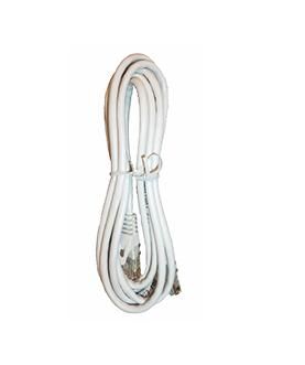 MG Electronics PC-3W 3ft Cat5e Patch Cable (White) PC-3W by MG Electronics