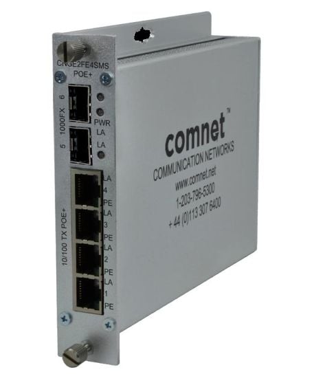 Comnet CNGE2FE4SMS 6 Port Self-Managed Ethernet Switch CNGE2FE4SMS by Comnet